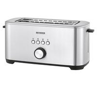 SEVERIN Grille-pain à fentes longues 4 tranches avec fonction bagel - AT 2621