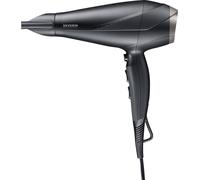 SEVERIN Seche cheveux performant avec moteur AC et technologie ionique, Sèche cheveux avec diffuseur et concentrateur amovibles, sèche-cheveux puissant 2 300 W, Noir, HT 0167