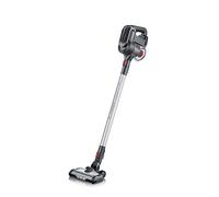 Severin HV 7165, Aspirateur Balai et de Table (avec Brosse Électrique et Moteur Numérique, Accu Li-Ions 22,2V, S´POWER topspin Li 30) Gris/Rouge