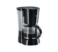SEVERIN Cafetière Filtre, 800W, 1,4L, Jusqu'à 10 tasses, Système anti-goutte, Porte-filtre amovible, Plaque chauffante,Noir,KA 4479
