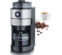 Severin KA 4811 Machine à Café avec Broyeur Noir Métallique