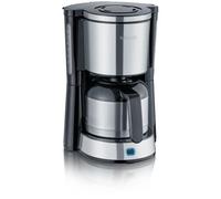 Severin Cafetière isotherme KA4847 - 8 tasses, 1000 W, noir/inox brossé