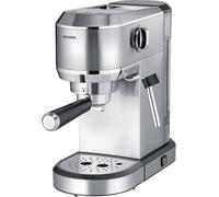 Severin KA 5997 Machine à expresso chrome (brossé), noir 1350 W avec embout de mousseur à lait