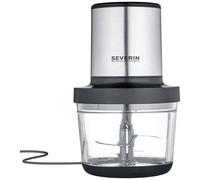 Severin KM 3867 Hachoir 400 W noir (mat), acier inoxydable (brossé), verre