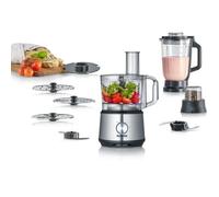 SEVERIN KM 3892 - Robot multi-fonctions - 1200 Watt - noir/inox brossé