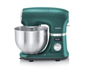 Severin Km3896 K?chenmaschine Edelstahl / MatT-Gr?n / Schwarz (km3896)