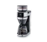 Cafetière filtre automatique Severin FILKA KA 9694 - Inox/Noir, avec broyeur