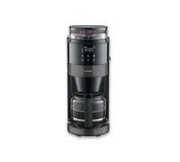 Severin Cafetière filtre broyeur KA4830 AromaOne, 10 tasses, 3 intensités, écran LED, dark inox noir