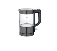 Severin Mini bouilloire en verre, 0,5 l, acier inoxydable foncé