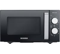 Severin Micro-ondes MW 7762 – noir, acier inoxydable, 800 W, fonction grill