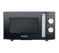 Severin MW 7762 Micro-ondes noir, acier inoxydable 800 W fonction grill