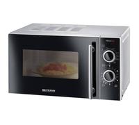 Severin MW 7771 Micro-ondes noir,argent 700 W fonction grill, fonction minuteur