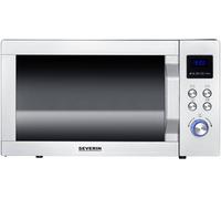 Severin MW 7777 Micro-ondes acier inoxydable, noir (mat) 900 W fonction grill