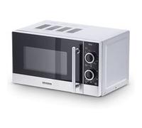SEVERIN Four à micro-ondes Gril 20 L, Four micro-onde avec 9 niveaux de puissance, jusqu'à 900 W, Micro-onde avec grille, Minuteur 30 min, Plateau tournant amovible (Ø 24,5 cm), Inox/Noir, MW 7874