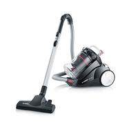 Severin MY 7114 Aspirateur Multicyclone Sans Sac (Buse Pour Parquet Incluse et Set d'Accessoires, S´POWER nonstopXL) Noir
