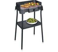 Severin Barbecue électrique sur pieds PG8594 – 2000 W, grille inox, thermostat réglable, noir