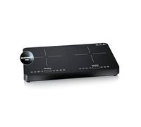 Severin - Plaque de Cuisson à Induction 2 Feux - Plaque Portable - 3400W | 10 niveaux de puissance, 60-240 °C, détection de récipient, minuterie, arrêt auto, écran tactile, anti-rayures, noir, 1028