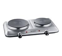 Plaque de cuisson posable SEVERIN - K1014 - 2 foyers en fonte - 2500W