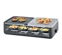 Gril à Raclette - Black Line Lite avec Pierre Naturelle et Surface de Cuisson noir G