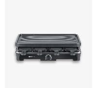 Severin Appareil à raclette RG 9670 – 8 personnes, 1 400 W, noir