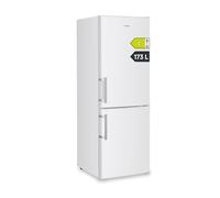 Severin DT 8770 Réfrigérateur/Congélateur Double Porte, 173L, 142.5x49.5x56cm LED, Alarme Porte