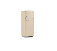 Severin RKG8933 Réfrigérateur Double Porte 206 L Style Rétro Beige