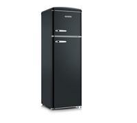 SEVERIN RKG8984 Réfrigérateur congélateur double porte rétro 246L noir