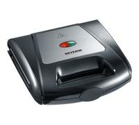 SEVERIN SA 2968 - Grille-sandwich / gaufrier / grill - 1 kWatt - noir/chrome