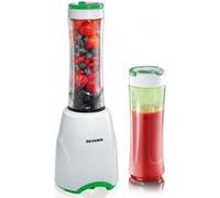 SEVERIN SM 3735 Mix & Go - Bol mixeur blender - 600 ml - 300 Watt - blanc/vert Blanc G