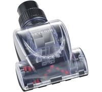 Severin Mini brosse turbo TB 7215 pour aspirateurs, 2 adaptateurs, 17,5×12×7 cm, blanc/rouge