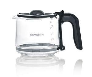 SEVERIN Verseuse en verre, 1,4 L, Compatible avec cafetières filtre Severin Gamme "Type" et "TypeSwitch", Noir, GK 5501