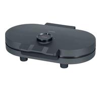 Severin WA 2118 Gaufrier voyant lumineux, rabattable noir