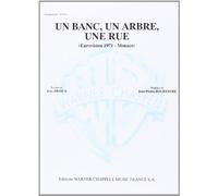 TAGLIB PARTITION VARIETE - SEVERINE - UN BANC, UN ARBRE, UNE RUE - PIANO, CHANT