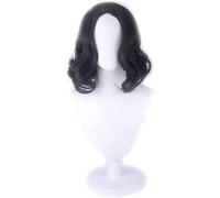 Severus Rogue Noir Tribunaux Bouclés Style Cosplay Perruque Professeur Rogue Perruque Halloween partie Jeu de Rôle Costumes Perruques