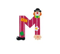 Sevi-81749-Lettre déco bois-Lettre Clown M