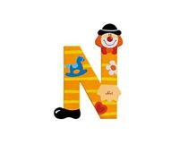Lettre en Bois Clown N Sevi 1831 - Jouets décoration