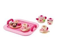 Sevi – Dinette en bois Plateau service à thé Rose Bonbon 1831 - J