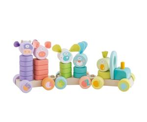 Sevi 82995 - Empilable Train Moules & Nombres cm 35x15x8