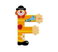 Lettre en Bois Clown F Sevi 1831 - Jouets en Bois décoration