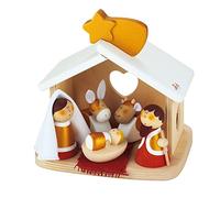 Crèche de Noël en bois l'étable Sevi 1831 - Jouets en Bois
