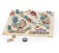 Sevi Play Puzzle Ville Ortisei Jeux et constructions en Bois pour Les Enfants à partir de Deux Ans | 28x5,5x28cm Nature | modèle 87859