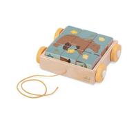 Sevi Puzzle Animaux des Dolomites Jeux et constructions en Bois pour Les Enfants à partir de Deux Ans | 19x6x19cm Nature | modèle 87857