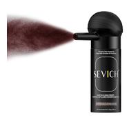 SEVICH Fibres capillaires avec applicateur en spray - Fibres épaississantes d'aspect naturel pour homme et femme, plénitude instantanée, résistantes au vent et à l'eau, faciles à laver, 25 g (marron