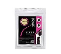 SEVICH Fibres de Cheveux - Reconstruction de Cheveux, Fibres de Kératine de Nature pour l'amincissement des cheveux, Fibres Capillaires Densifiantes, recharge 100g blond clair