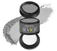 Sevich Poudre de pose instantanée - Quick Cover - Anti-cernes pour racines grises avec Puff Touch - 4 g - Gris
