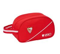 Sevilla FC - Trousse Scolaire Moyenne avec poignée, Trousse pour Enfant, Adaptable au Chariot, Facile à Nettoyer, Confortable et Polyvalente, qualité et résistance, 26 x 12 x 15 cm