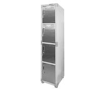 Seville Classics Armoire à casiers verrouillables, 38.1 x 45.7 x 183 cm (LxBxH), Gris