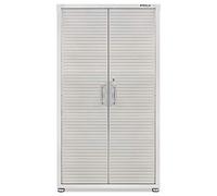 Seville Classics Armoire Haute en métal revêtu par pulvérisation Gris 91,4 x 45,7 x 171,5 cm