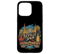 Séville Espagne Voyage Souvenir City Landmark Tourist Gift Coque pour iPhone 15 Pro Max