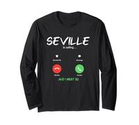 Séville m'appelle et Je Dois partir en Voyage en Espagne Manche Longue